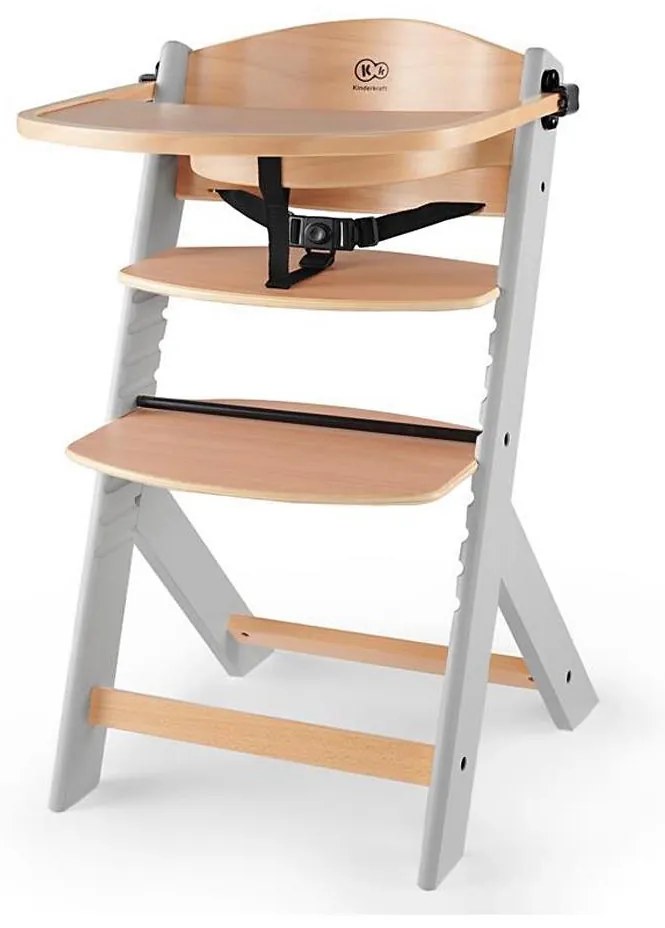 KIDERKRAFT - Sedia da pranzo per bambini ENOCK grigia