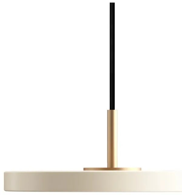 Lampada a sospensione a LED bianca con paralume in metallo ø 15 cm Asteria Micro - UMAGE