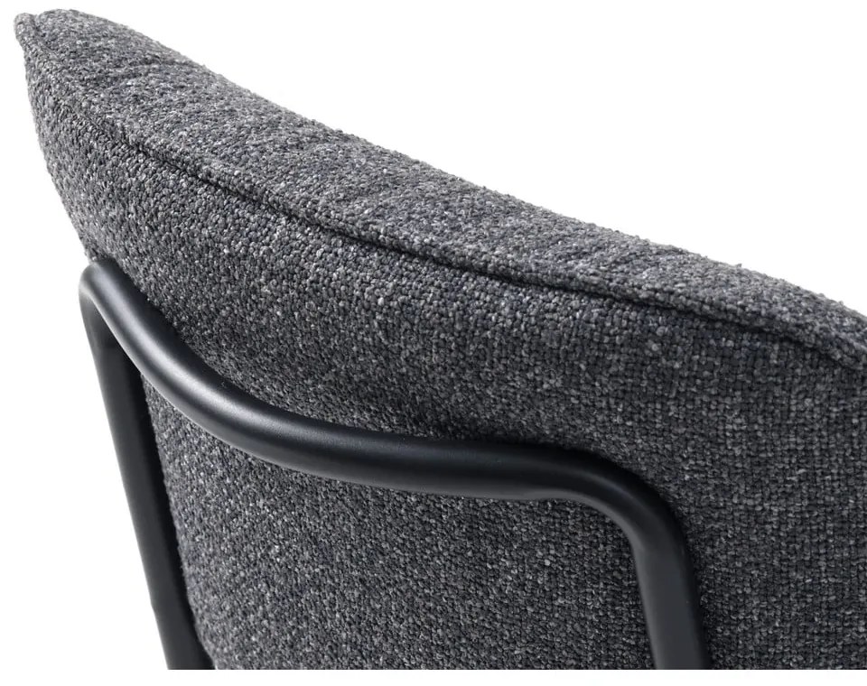 Sedia da pranzo grigio scuro Buffalo - Unique Furniture