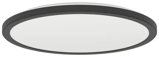 Eglo 901439 - Lampada LED da bagno ROVITO 18,5W/230V diametro 38,9 cm IP44 nero