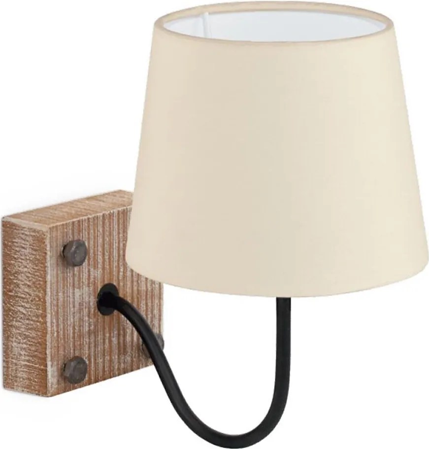 Eglo 32248 - Lampada da parete 1xE14/40W/230V marrone/beige
