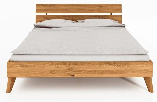 Letto matrimoniale in rovere 140x200 cm Greg 2 - The Beds