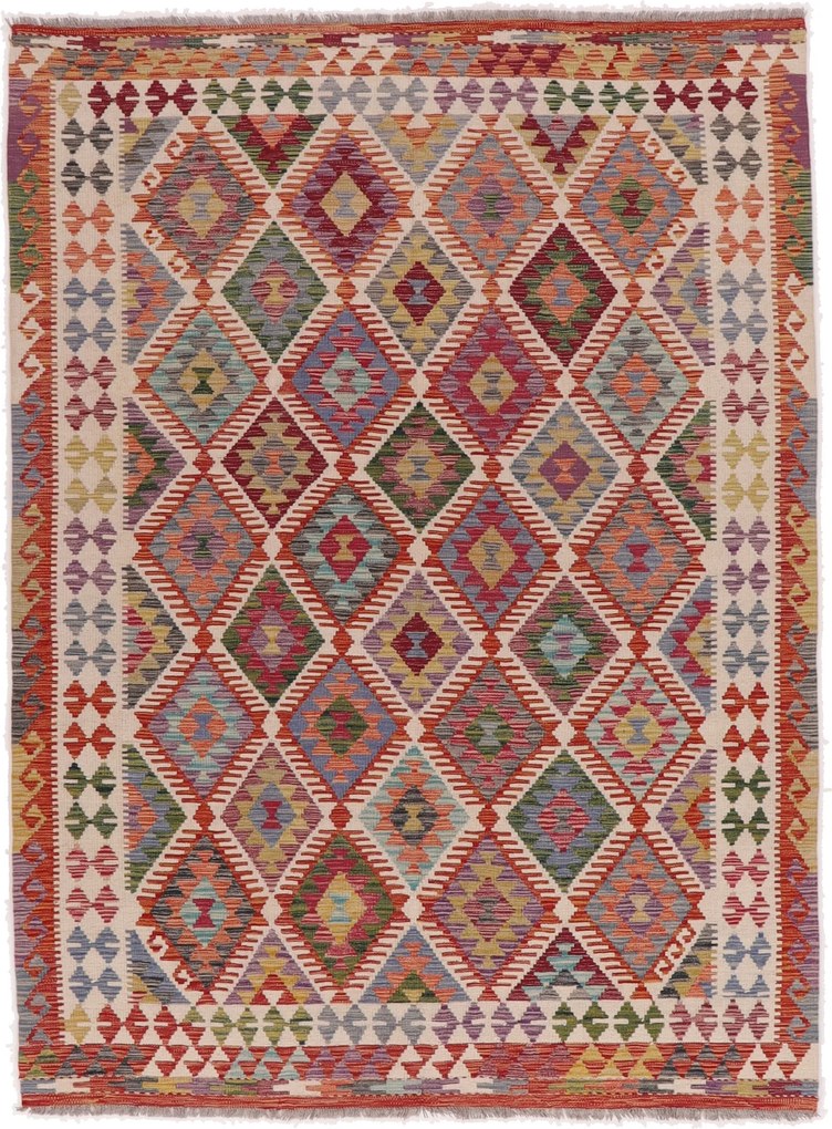 Kilim Tappeto 250x180 (Afghanistan) Tessuto A Mano
