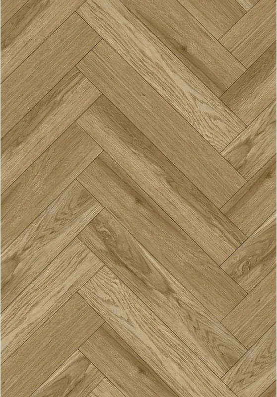 Mexen Manhattan pannelli vinilici a spina di pesce 570 x 95 mm LVT Dryback 2,5 mm, supporto in PVC, 4 V-Fuga, Rovere