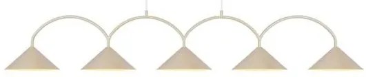 Curve 5 Lampada a Sospensione Beige - Globen Lighting