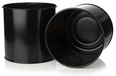 Fioriera in metallo OSLO 95x17 cm nero/oro