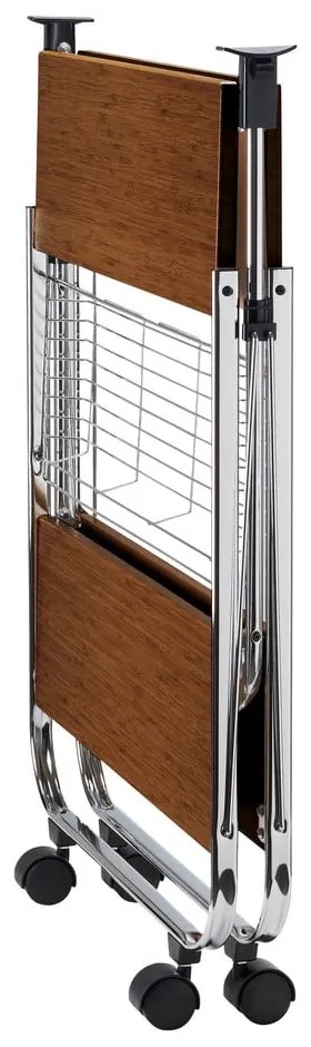 Tavolo da portata mobile in noce Deluxe - Wenko