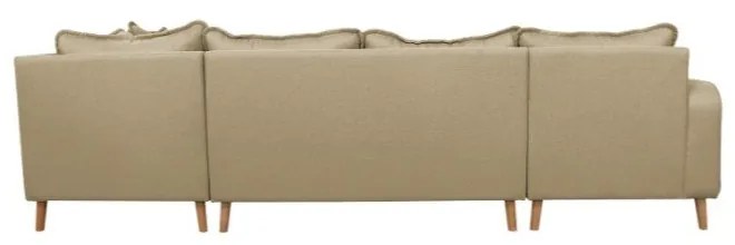 Divano angolare beige (angolo sinistro) Beata - Ropez
