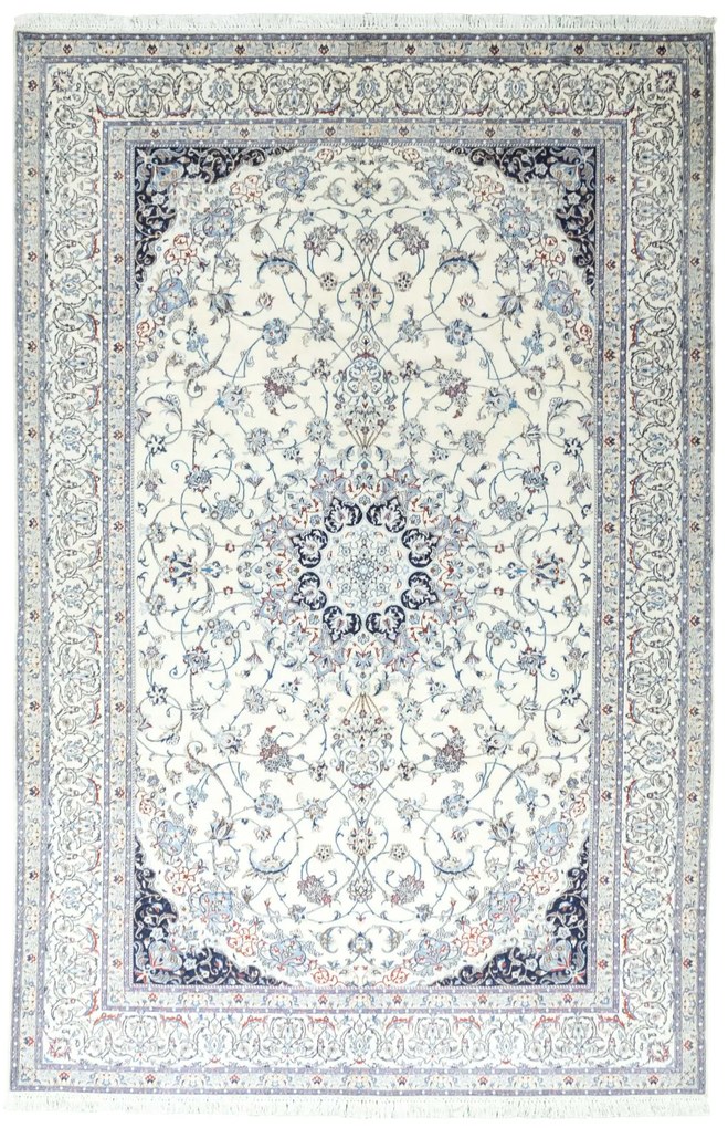 Nain Tappeto 300x200 Beige (Iran) Annodato A Mano