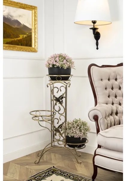 Portafiori 90x65 cm oro