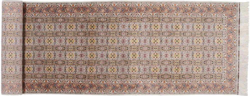Hereke Tappeto orientale 80x260 Rosa (Cina) Annodato A Mano