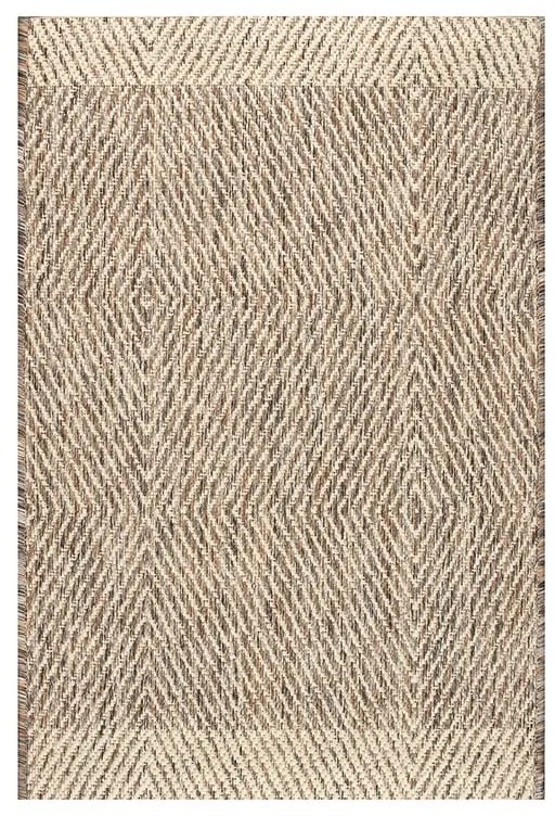 Tappeto Neven geometrico tortora, L 200 x L 150 cm