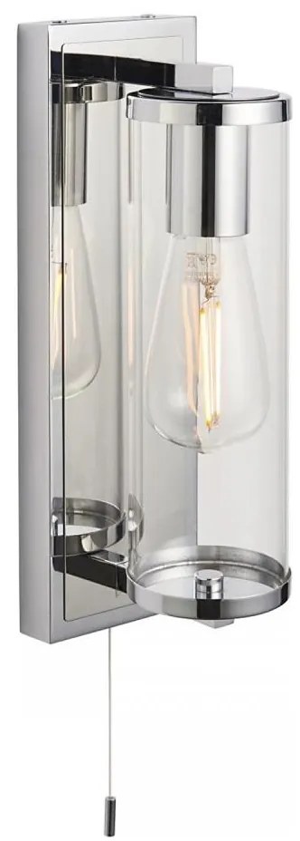 Endon 94074-Applique da bagno TAYLOR 1xE27/10W/230V IP44 cromo lucido