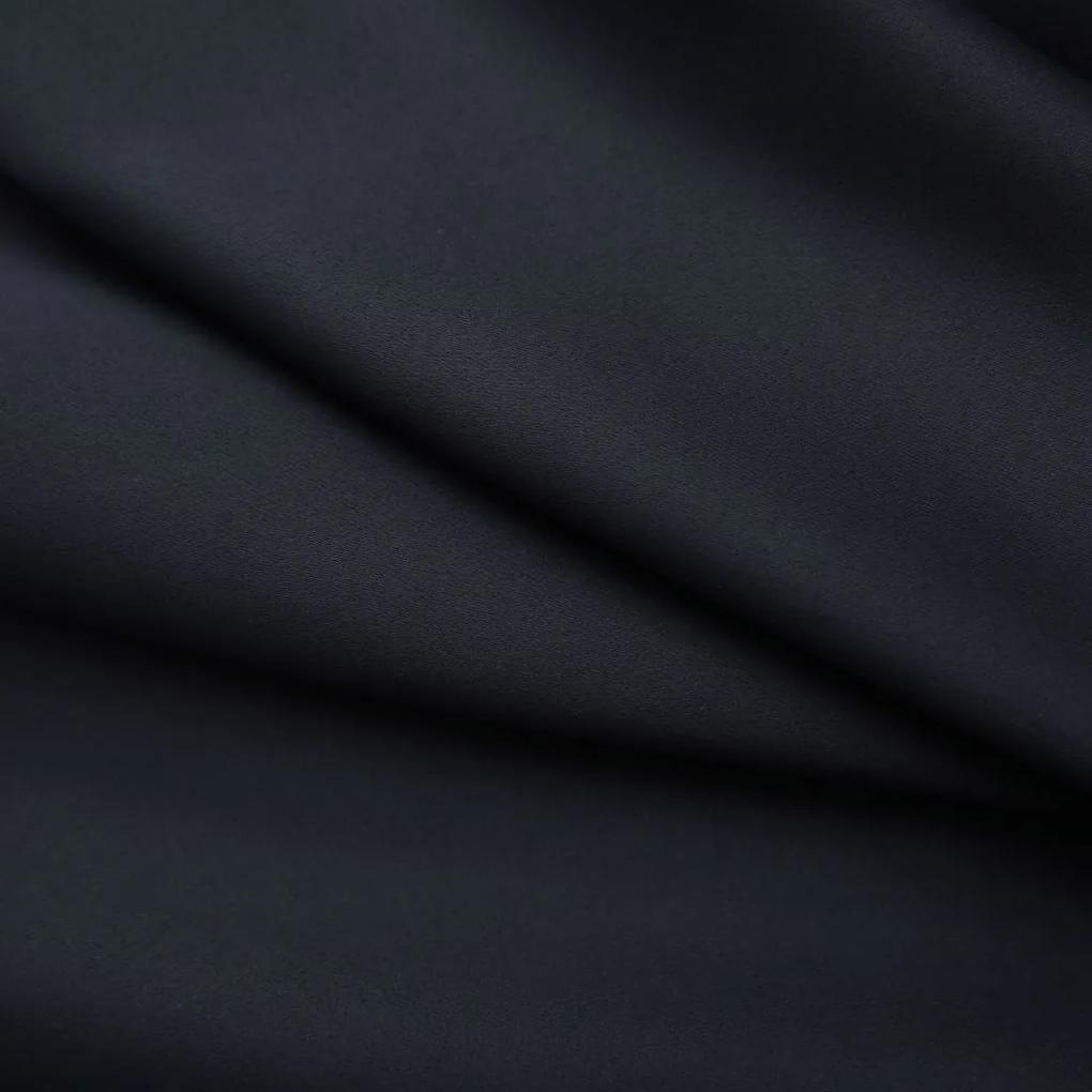 Tenda Oscurante con Ganci Nera 290x245 cm