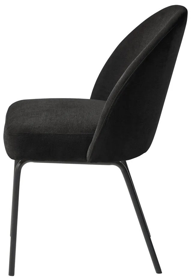 Sedia da pranzo nera Creston - Unique Furniture