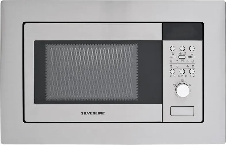 Microonde da incasso SILVERLINE 20 L inox