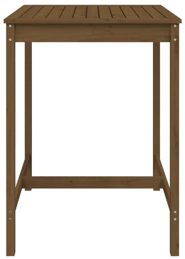 Tavolo da giardino miele 82,5x82,5x110cm legno massello di pino