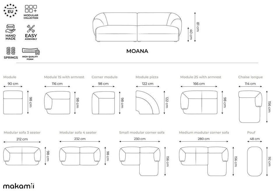 Poggiapiedi azzurro con rivestimento in velluto Moana – Makamii