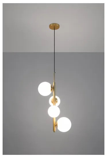 Lampadario a sospensione con filo CORDEL 4xG9/20W/230V oro