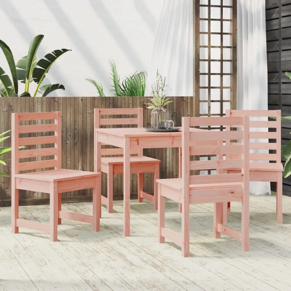 Set da Pranzo per Giardino 5 pz in Legno Massello di Douglas