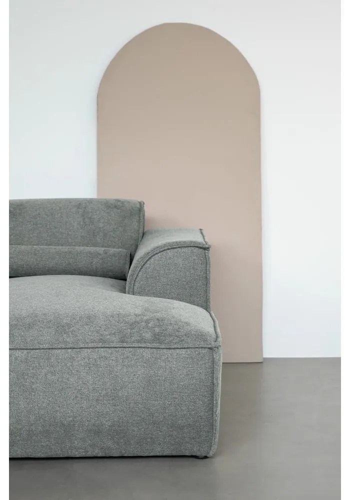 Divano angolare componibile verde (con penisola a destra) Flex Felix – Miuform