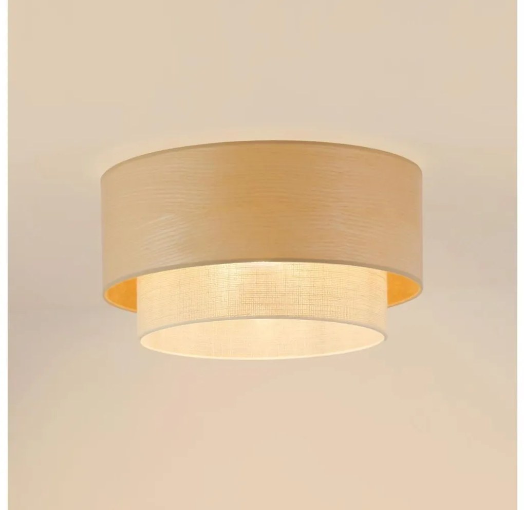 Brilagi - Plafoniera ARIZONA BOHO 1xE27/15W/230V diametro 45 cm beige