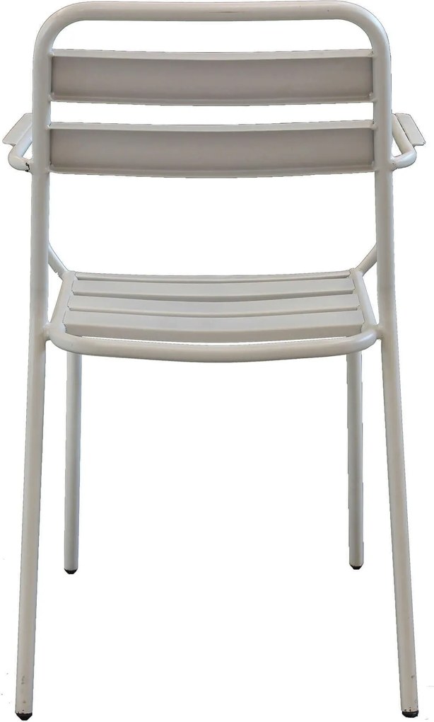 ROMANUS - set tavolo in metallo cm Ø 60 x 71h con 2 poltrone Romanus