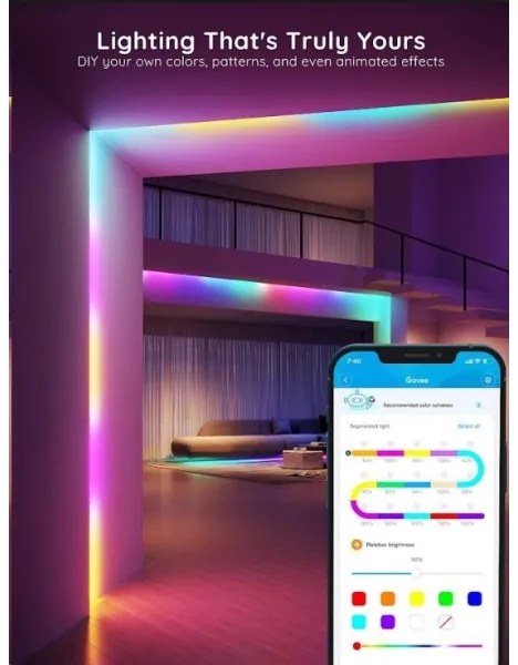 Govee - Wi-Fi RGBIC PRO Smart Striscia LED 10m