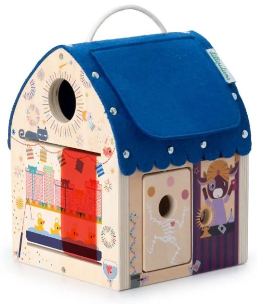 Lilliputiens - Casetta in legno delle illusioni ottiche