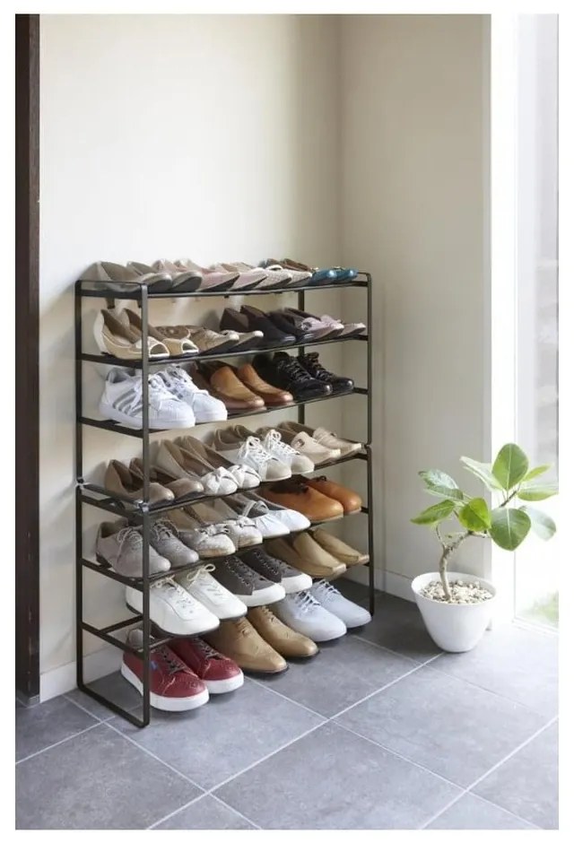 Scaffale nero regolabile a 3 livelli Maebashi - YAMAZAKI