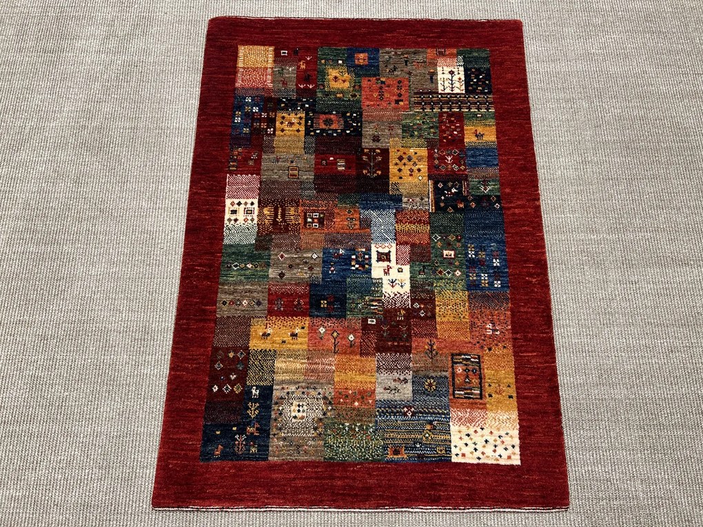 Loribaft Tappeto 90x130 (Iran) Annodato A Mano