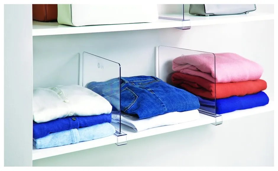 Divisorio trasparente per scaffali iDesign The Home Edit, lunghezza 30,9 cm - iDesign/The Home Edit