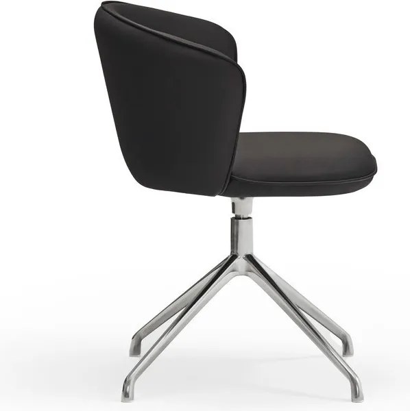 Set di sedie da pranzo nera in imbottito 2 pz Add – Teulat