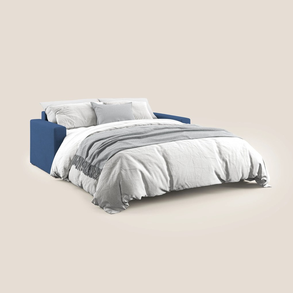 Best Divano letto matrimoniale in tessuto impermeabile T02 blu