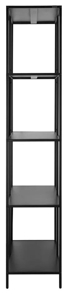 Libreria in metallo nero 75x180 cm Charleston - Støraa
