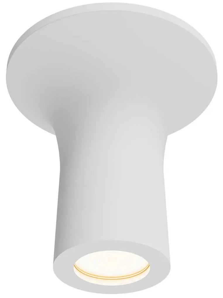 Plafoniera LED GU10 e GU5.3 in Gesso Pitturabile Rotonda Ø167x170mm