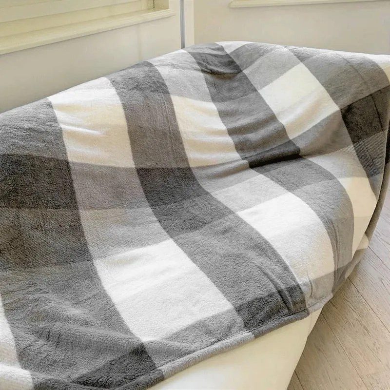 Plaid coperta in pile London Collezione Casa