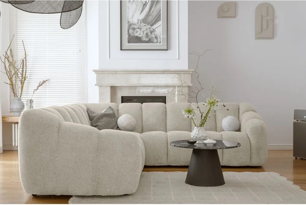 Divano angolare beige Shell – Miuform