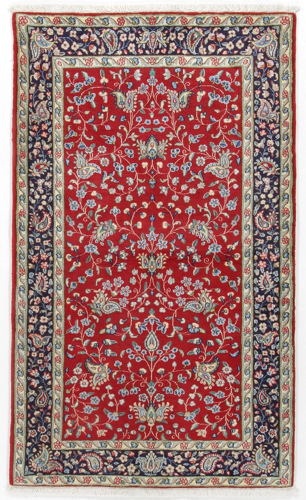 Kerman Tappeto 150x90 (Iran) Annodato A Mano