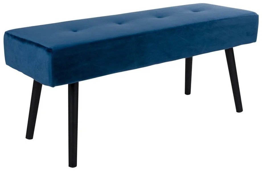 Panchina in velluto blu Skiby - Bonami Essentials