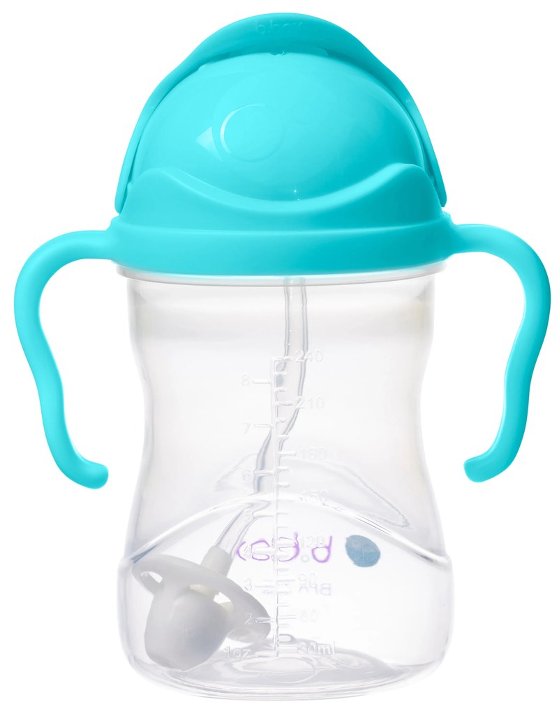 Tazza con cannuccia – aqua 240 ml