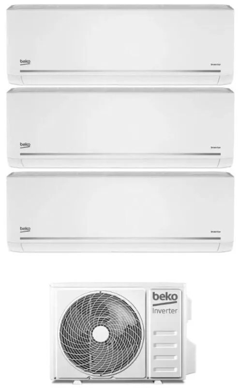 Beko Bgmpo 271 Kit Climatizzatore Trial Spilt 9000 + 9000 + 12000 Btu Inverter Classe A++/a+