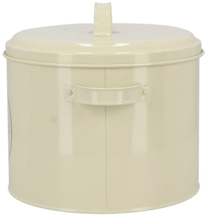 Contenitore per rifiuti compostabili bianco 6,3 l Vintage - Esschert Design