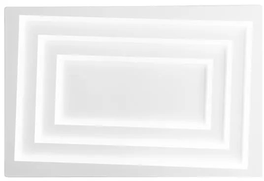 Plafoniera LED LED-HYPNOTIC-PL60X40 bianco IP20 cct da bianco caldo a bianco freddo con regolazione di temperatura LUCE AMBIENTE DESIGN
