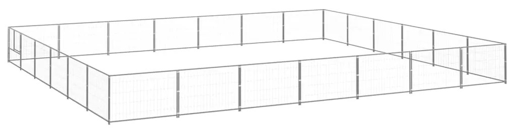 Gabbia Per Cani Argento 42 M² İn Acciaio /