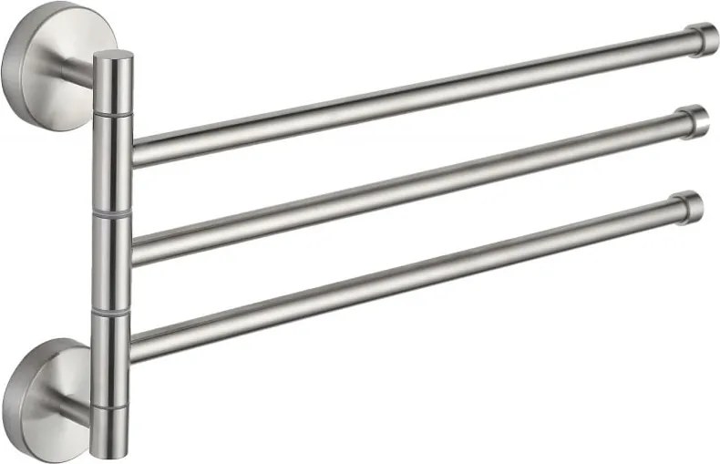 Mexen appendiabiti rotante triplo per asciugamani, cromo - 7039243-00