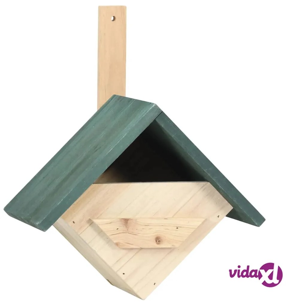 vidaXL Casette per Uccelli 4 pz 24x16x30 cm in Legno di Abete