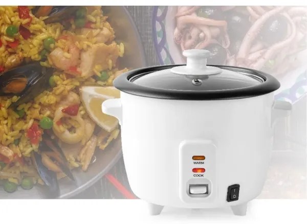 Nedis KARC06WT - Cuociriso 300W/230V 0,6l bianco