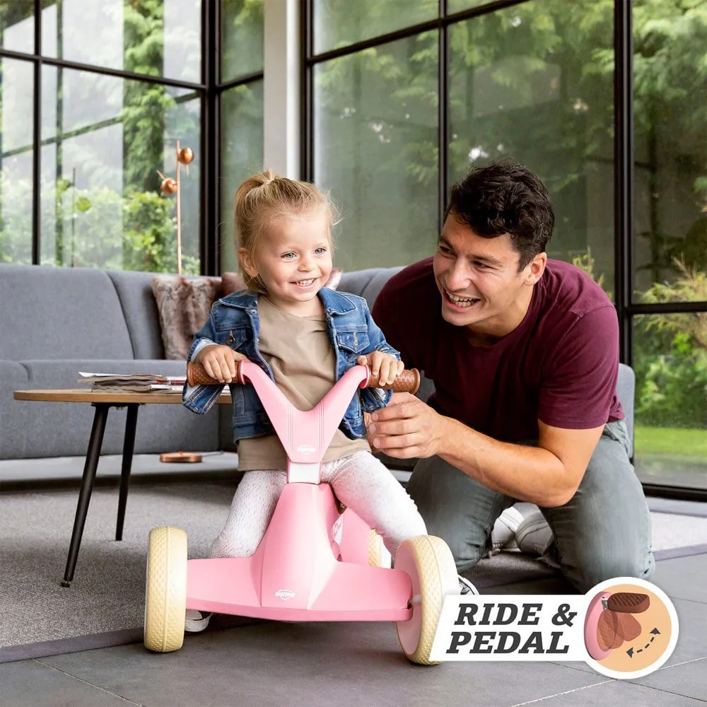 BERG GO - Guida e pedala 2in1 - rosa retro