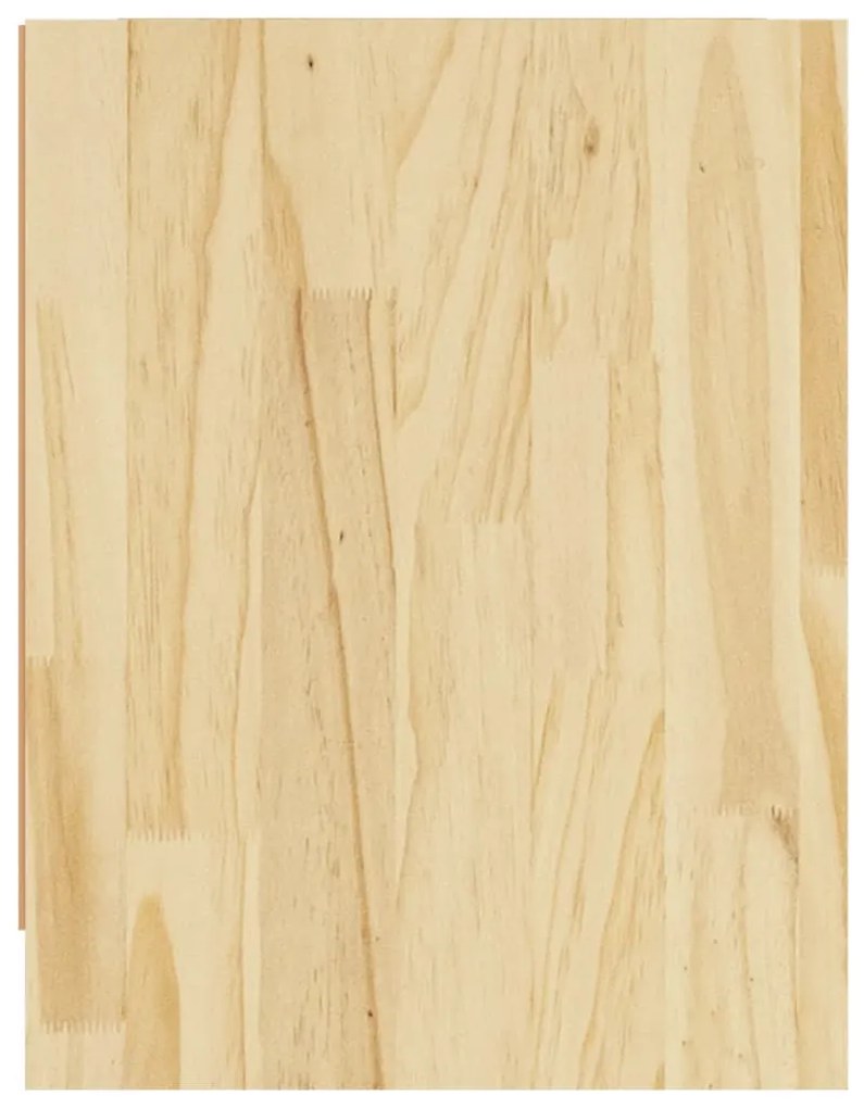 Comodino 40x30,5x40 cm in legno massello di pino